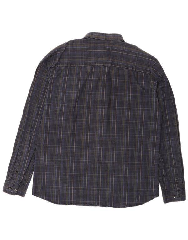 Koszula męska Jack & Jones XL, bawełniana, granatowa w kratkę
