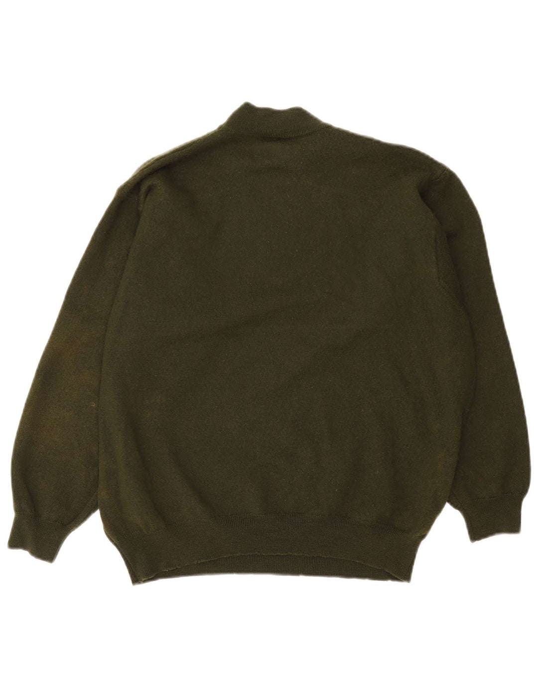 Sweter damski Stefanel z golfem UK 14, duży khaki
