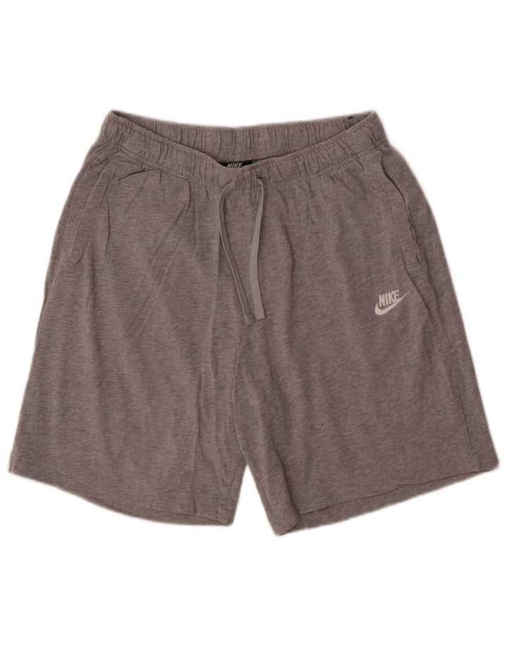 Męskie spodenki sportowe Nike, średnioszare, bawełniane