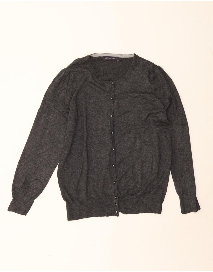 Sweter damski Marks & Spencer UK 20 2XL Szara wiskoza
