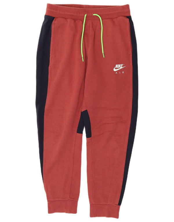 Damskie spodnie dresowe Nike Joggers UK 14 Średnioczerwony, bawełniany blok kolorów
