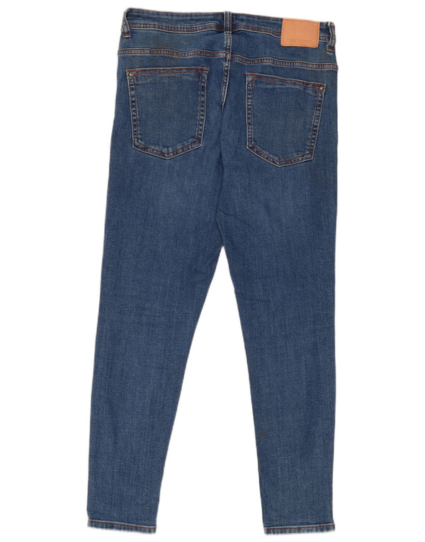 Damskie jeansy skinny Zara EU 42 Large W32 L27 Niebieskie bawełniane