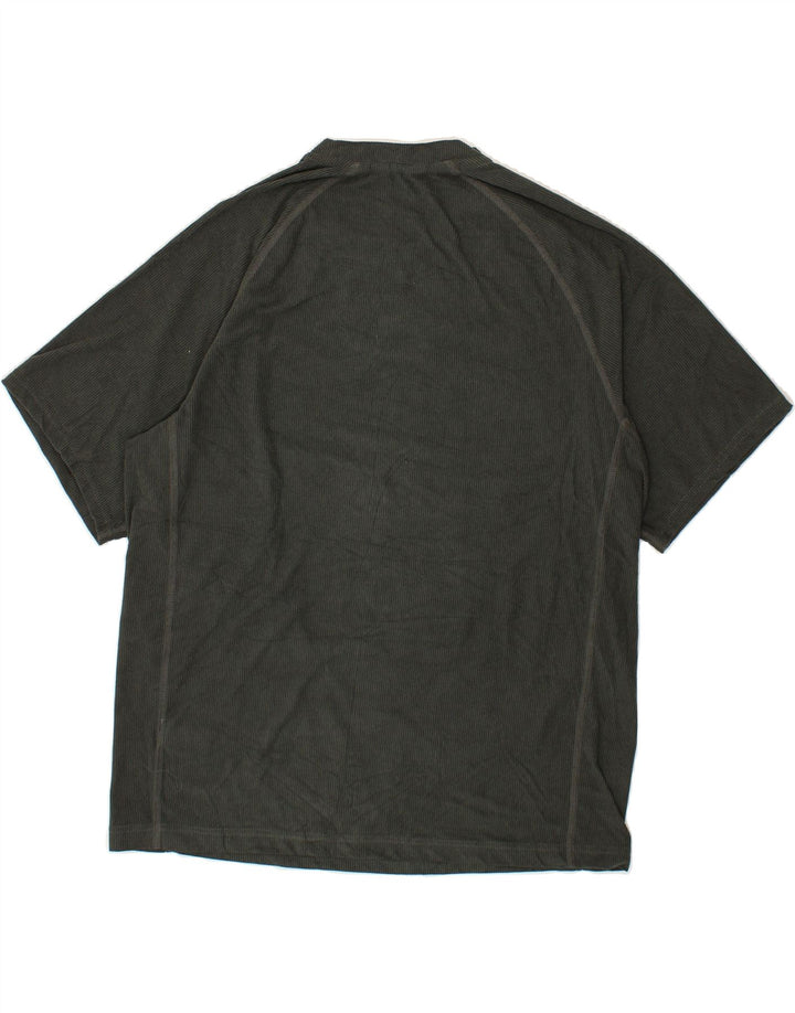 EDDIE BAUER Mens T-Shirt Top Large Grey Polyester Vintage Eddie Bauer and Second-Hand Eddie Bauer from Messina Hembry 