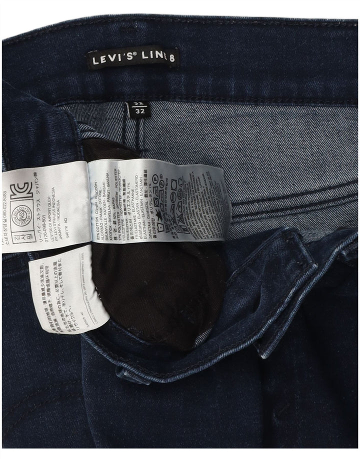 Damskie jeansy Levi's Slim W32 L26 Granatowa bawełna