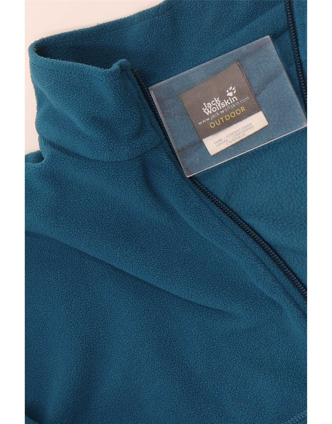 Męski sweter polarowy Jack Wolfskin z zamkiem błyskawicznym, UK 36/38, średni niebieski poliester