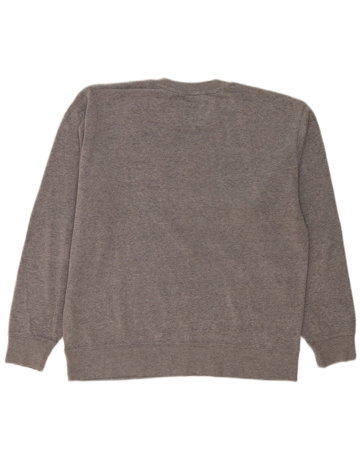 Męski sweter z grafiką Vans, średnioszary, bawełniany