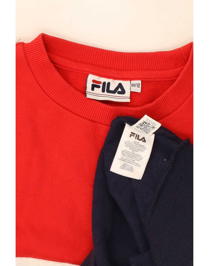 Bluza damska Fila Sweter UK 12 Średni wielobarwny blok kolorów