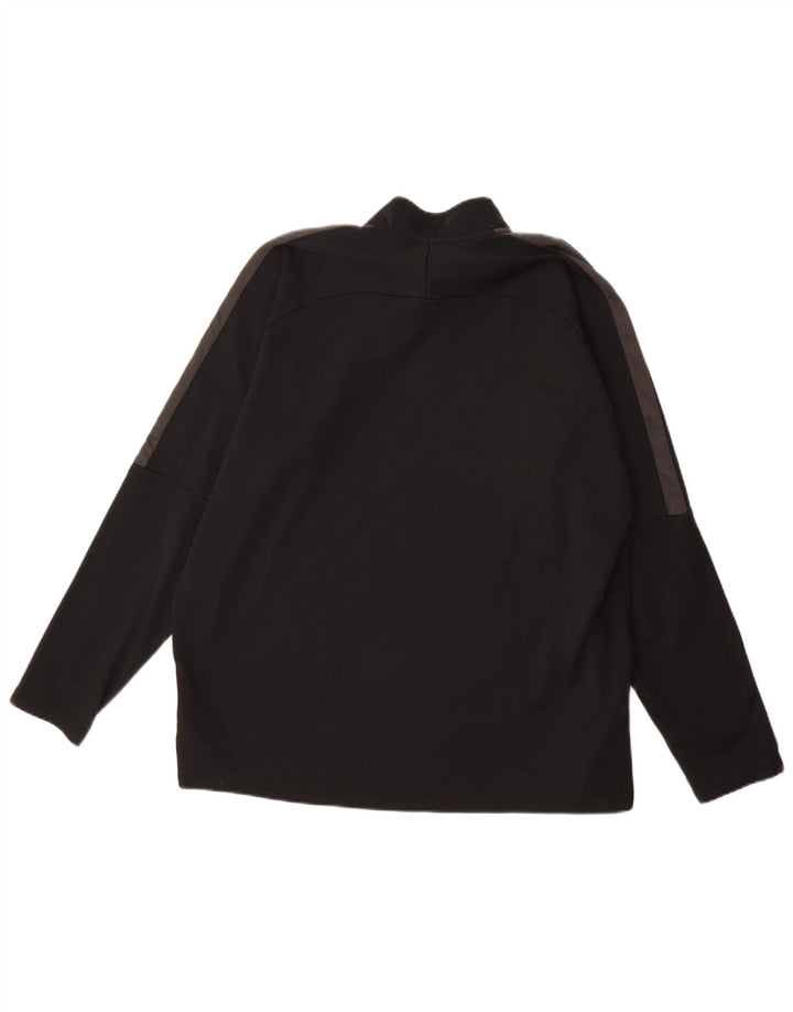 Męski dres Nike Dri Fit z grafiką i zamkiem błyskawicznym pod szyją, XL, czarny