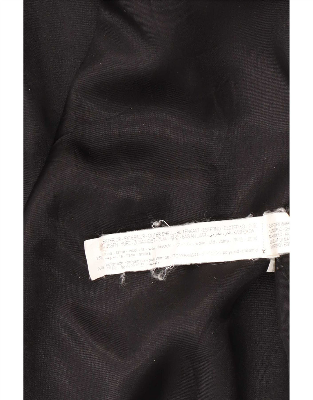 Damski płaszcz oversize Zara UK 14, średnia czarna wełna