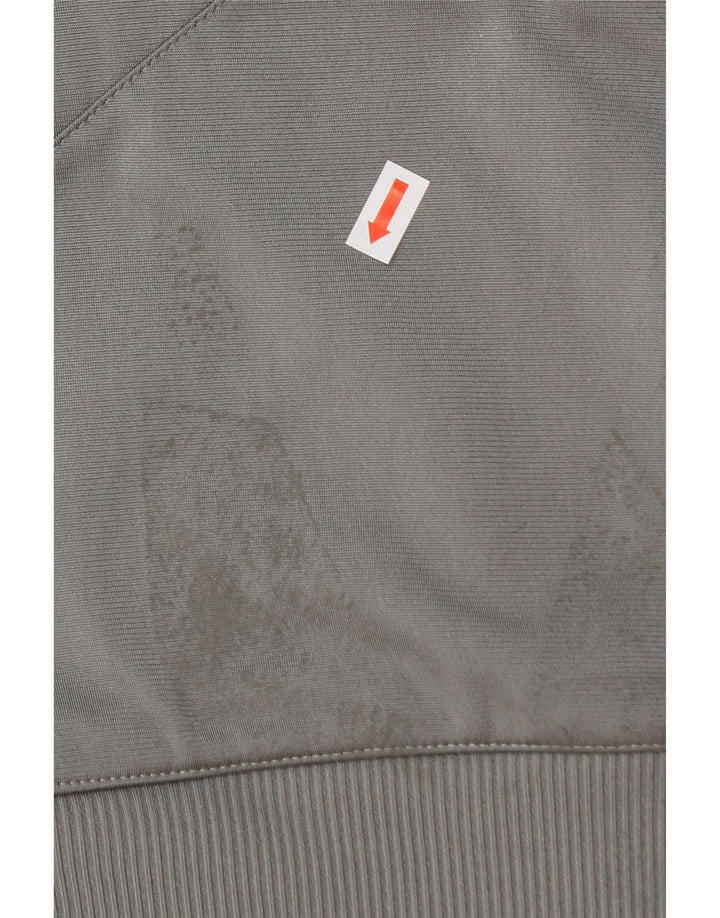 REEBOK Mens Tracksuit Top Jacket Medium Grey Colourblock Polyamide Vintage Reebok and Second-Hand Reebok from Messina Hembry 