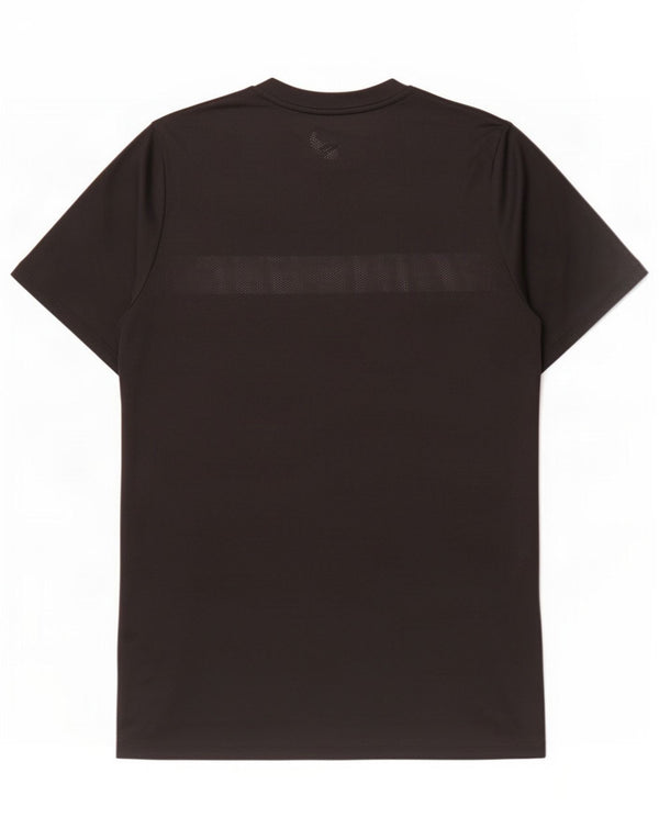 Nike Mens Dri Fit T-Shirt Top Medium Black Colourblock Polyester