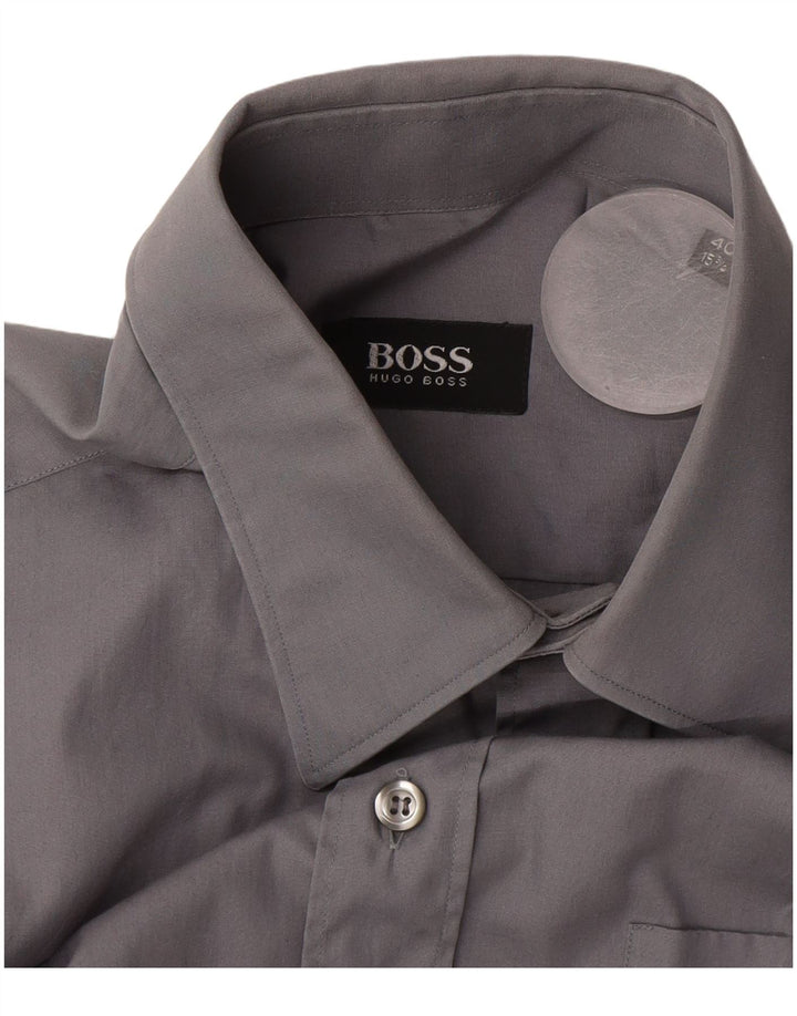 Koszula męska Hugo Boss rozmiar 40 15 1/2 średni szary
