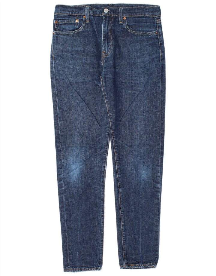 Męskie jeansy slim zwężane Levi's W33 L31 Niebieska bawełna