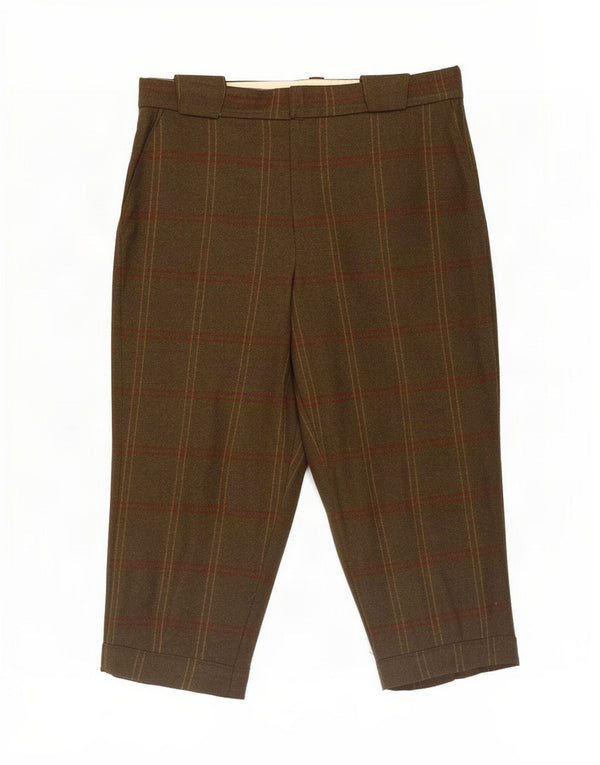 Męskie bermudy Barbour W38 XL Khaki w kratę, nowa wełna