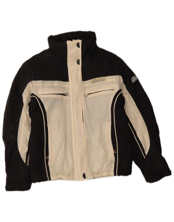 Damska kurtka wiatrówka oversize Ellesse UK 10 Small Black Colorblock