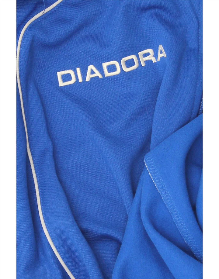 Męski dres z zamkiem błyskawicznym Diadora Top XL Niebieski poliester