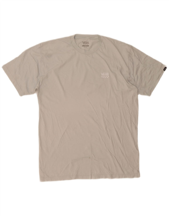 Męski T-shirt VANS o klasycznym kroju, duży, szary