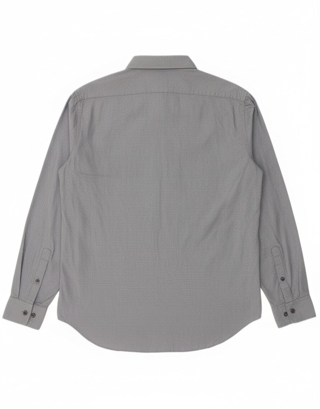 Męska koszula slim fit Calvin Klein, duża, granatowa, geometryczna