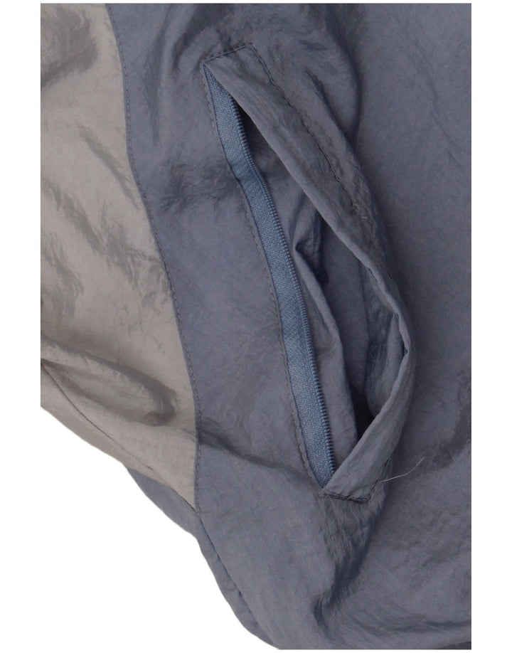 Męska kurtka dresowa Masita XL, niebieska, z blokami kolorów, poliamid