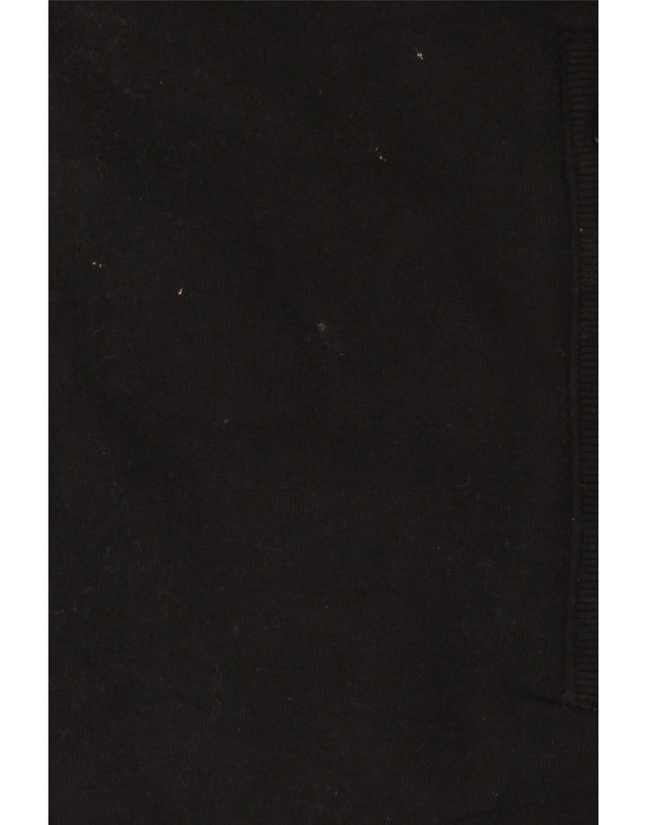 Męski sweter z kapturem i zamkiem Superdry, średni czarny, bawełniany