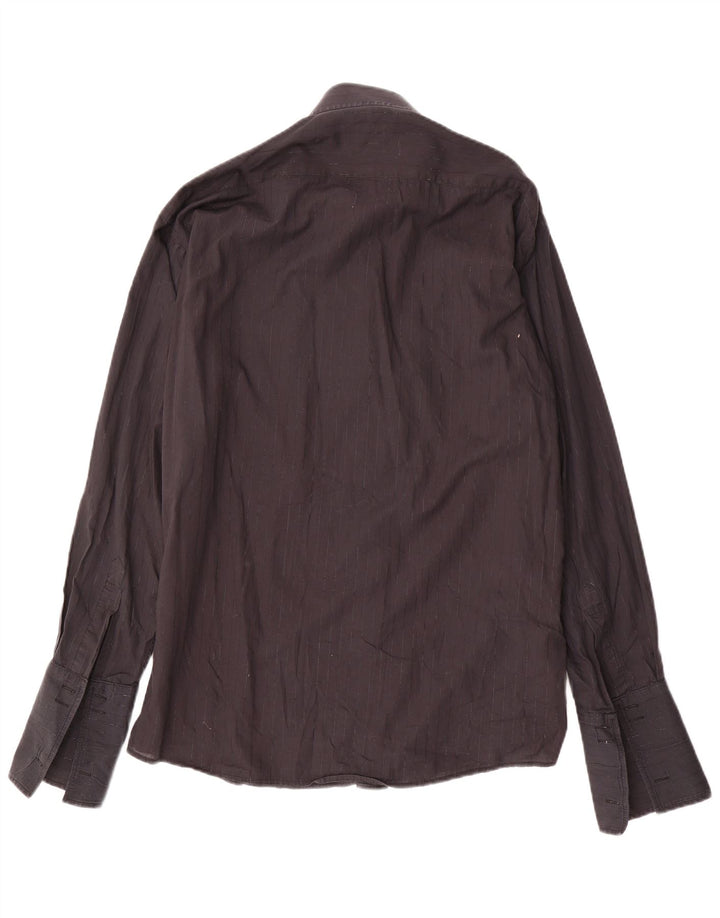 Męska koszula wizytowa PIERRE CARDIN rozmiar 16 1/2 41, duża, czarna w prążki