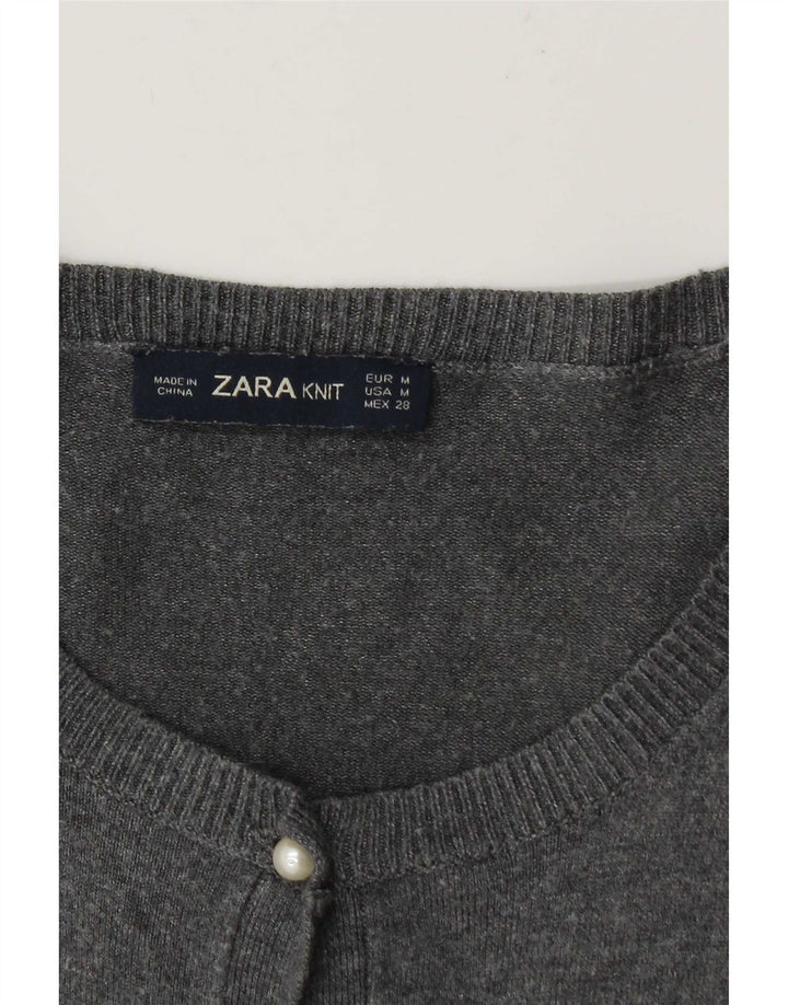 Sweter damski Zara UK 14, średni szary