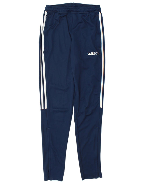 ADIDAS Mens Aeroready Tracksuit Trousers XS  Navy Blue Polyester