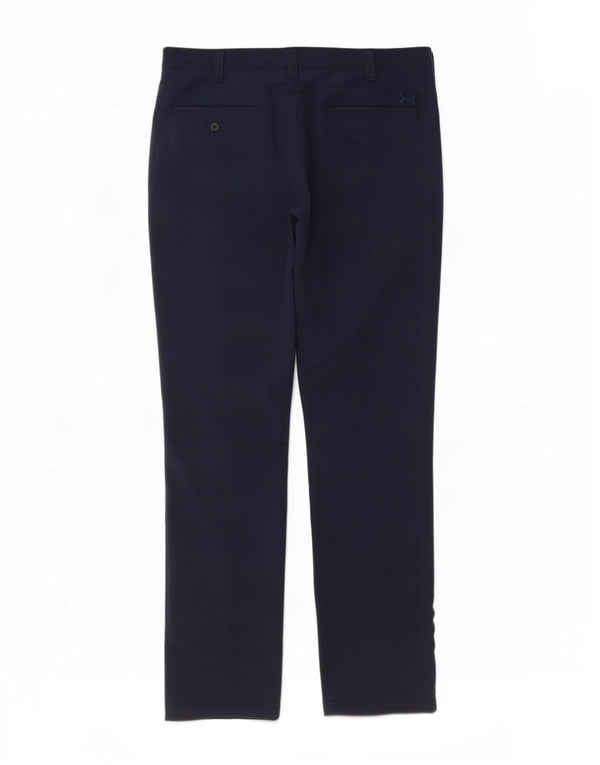 Męskie spodnie typu chino Under Armour W40 L34 granatowe, nylonowe