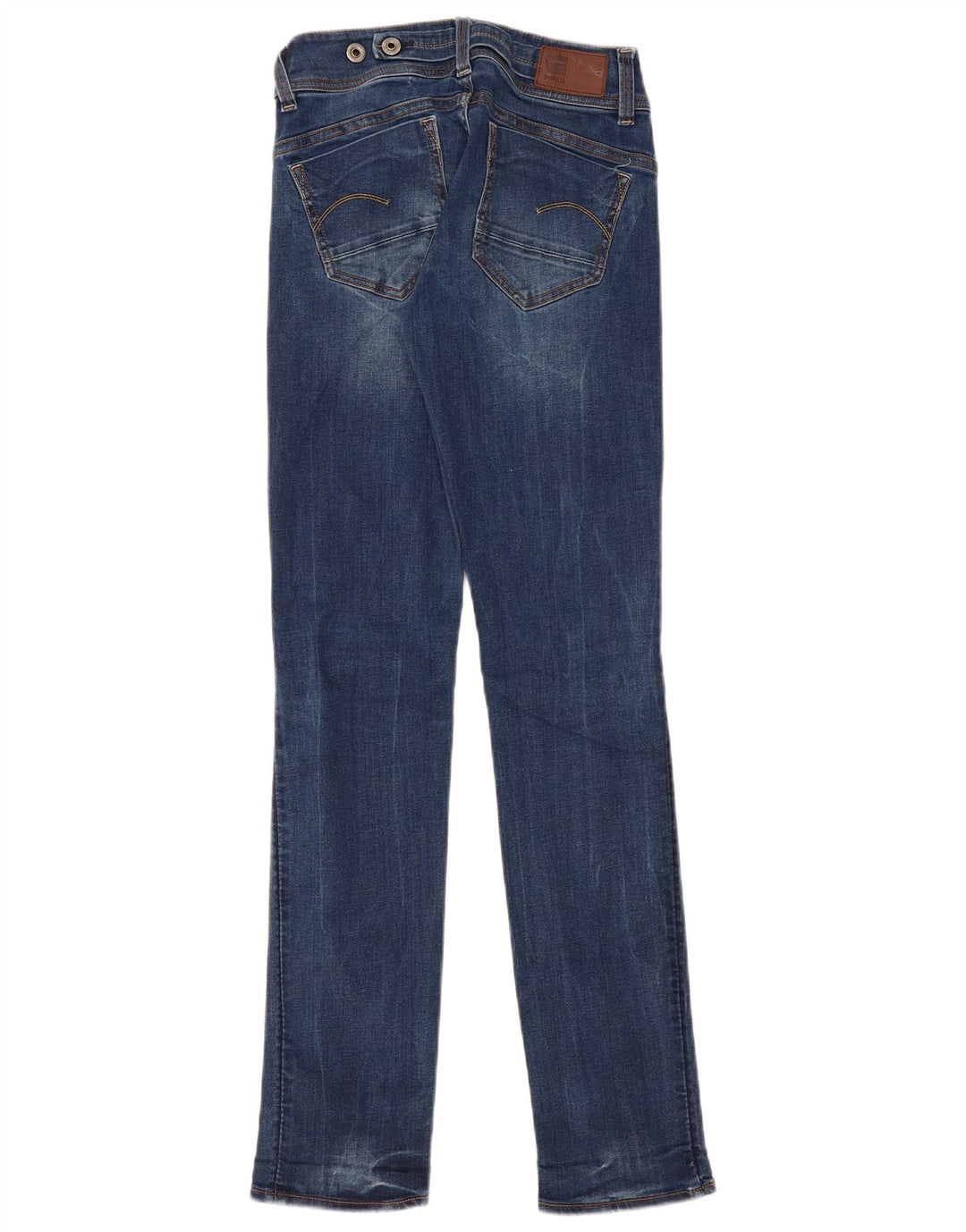 Damskie jeansy slim G-Star W28 L32 Granatowa bawełna