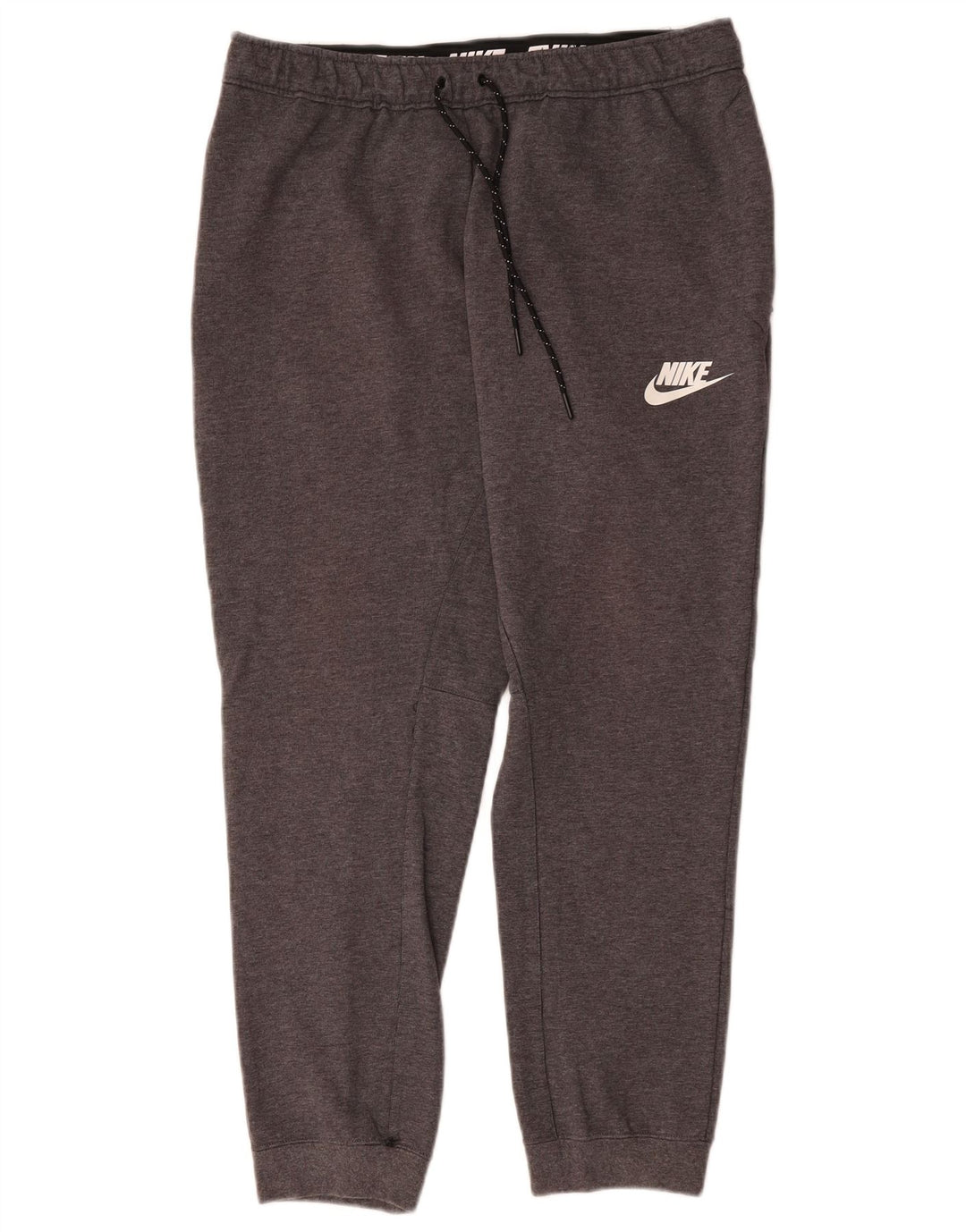 Męskie spodnie dresowe Nike, duże, szare, bawełniane