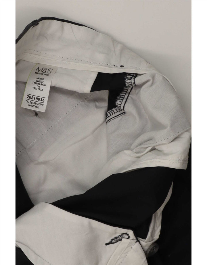 Marks & Spencer Męskie spodenki Chino W44 2XL Granatowe, bawełniane
