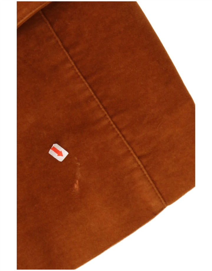 Damska marynarka dwurzędowa VINTAGE UK 16, duża, brązowa bawełna