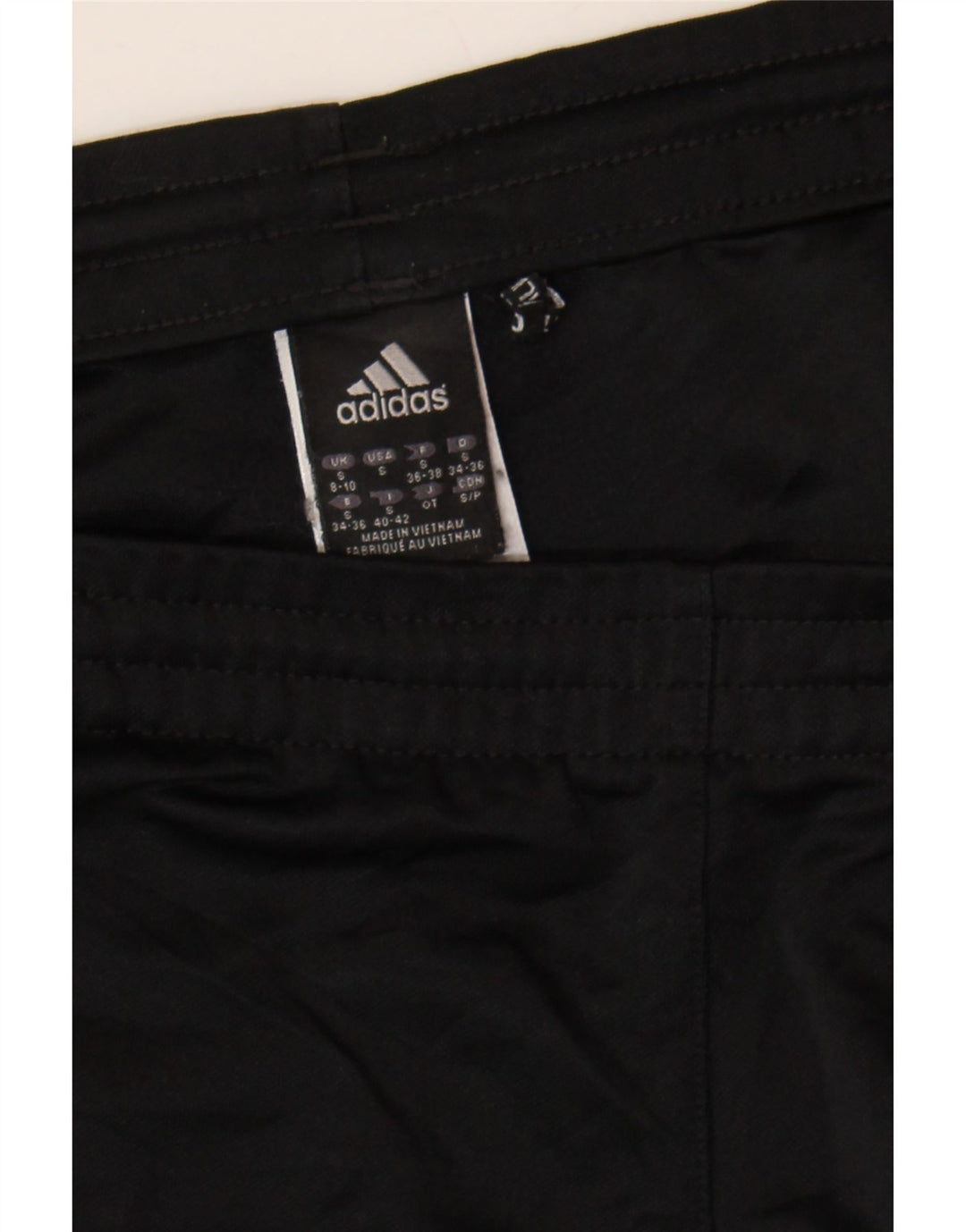 ADIDAS Womens Climalite Tracksuit Trousers UK 8/10 Small  Black Polyester Vintage Adidas and Second-Hand Adidas from Messina Hembry 