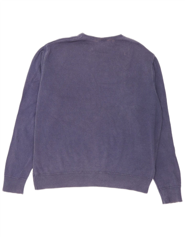 Sweter męski Carhartt z dekoltem w kształcie litery V, 2XL, granatowy