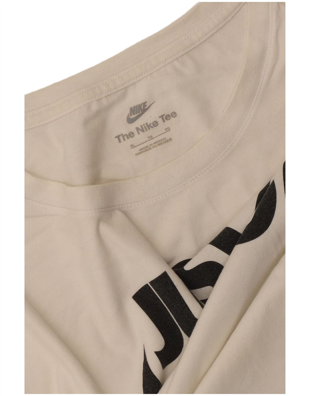 Męski T-shirt Nike z grafiką, XL, biały