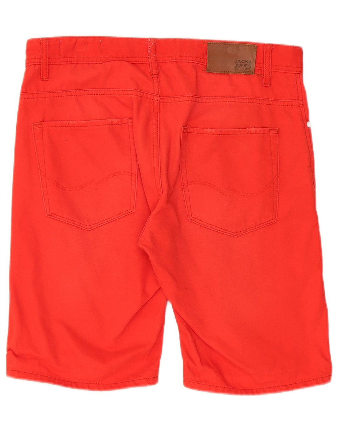Męskie spodenki jeansowe Jack & Jones, duże, W34, czerwone, bawełniane