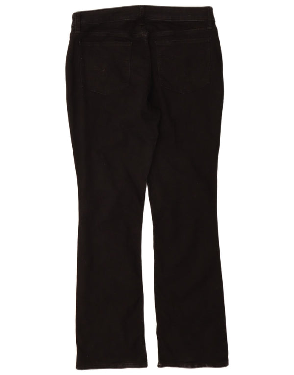 Damskie jeansy Lee Bootcut ze średnim stanem US 16 2XL W36 L32, czarne, bawełniane