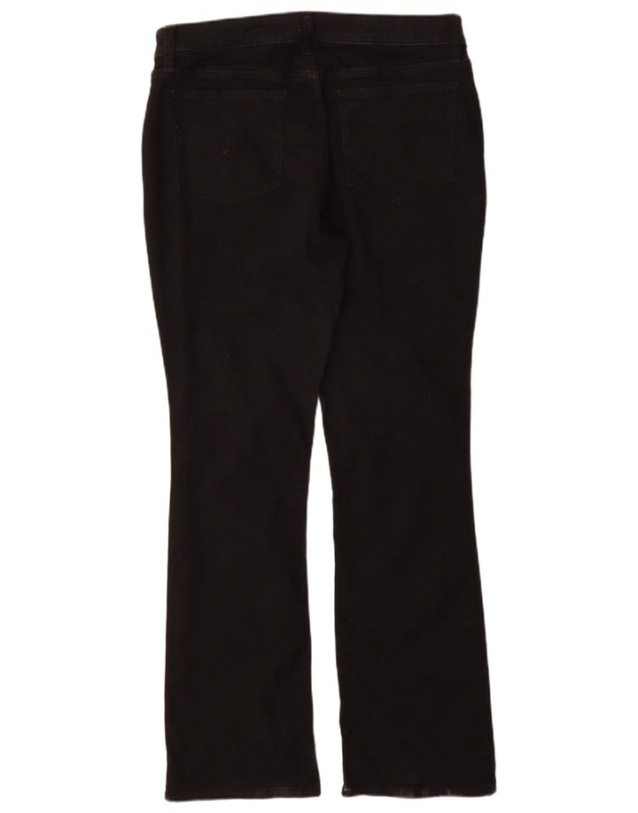 Damskie jeansy Lee Bootcut ze średnim stanem US 16 2XL W36 L32, czarne, bawełniane