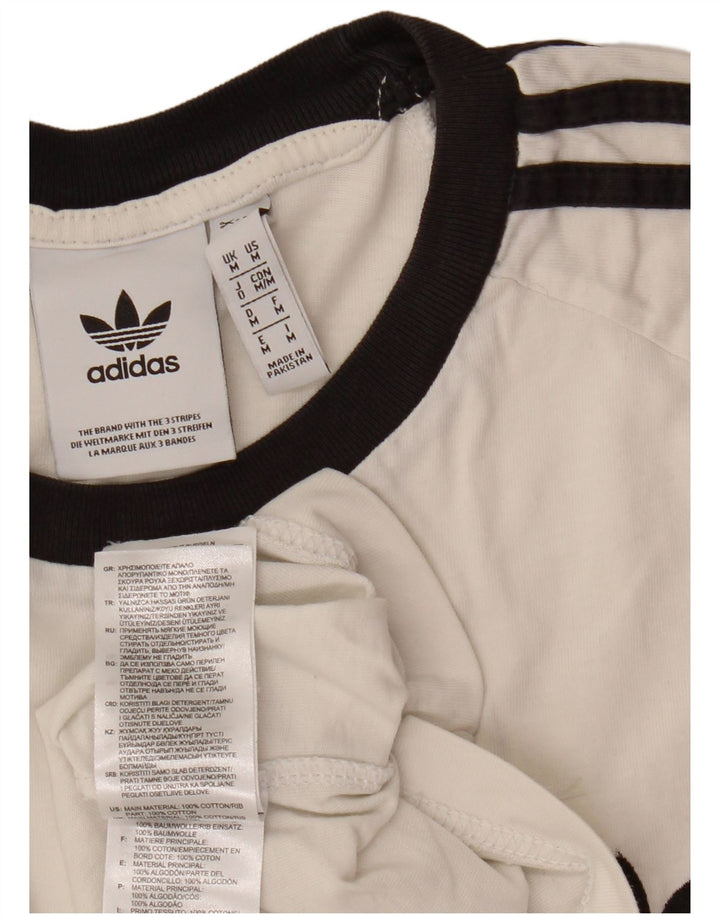 T-shirt męski ADIDAS Top, średnia biała bawełna