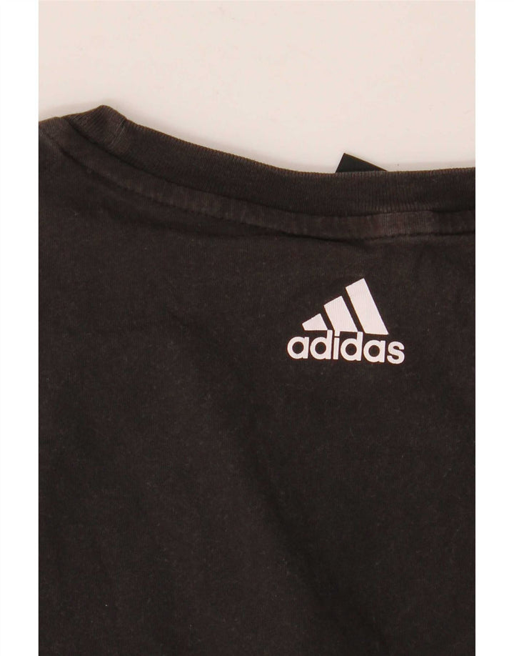 Męska koszulka graficzna Adidas Top Medium Black