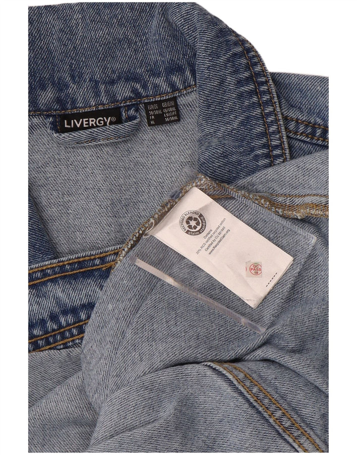 Męska kurtka dżinsowa LIVERGY UK 46 3XL niebieska bawełniana