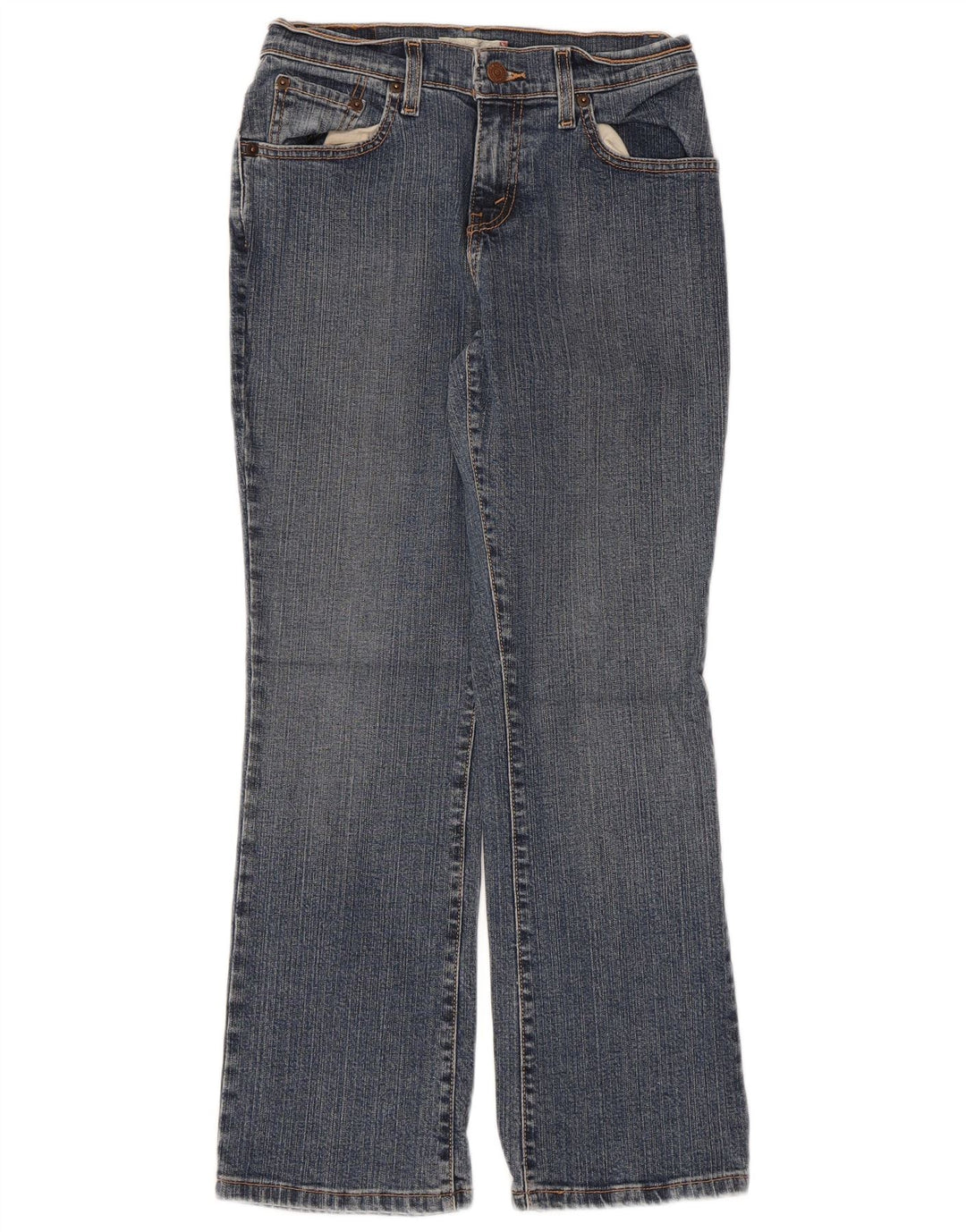 Damskie jeansy Levi's 550 Bootcut US 6 Medium W26 L26 Niebieska bawełna