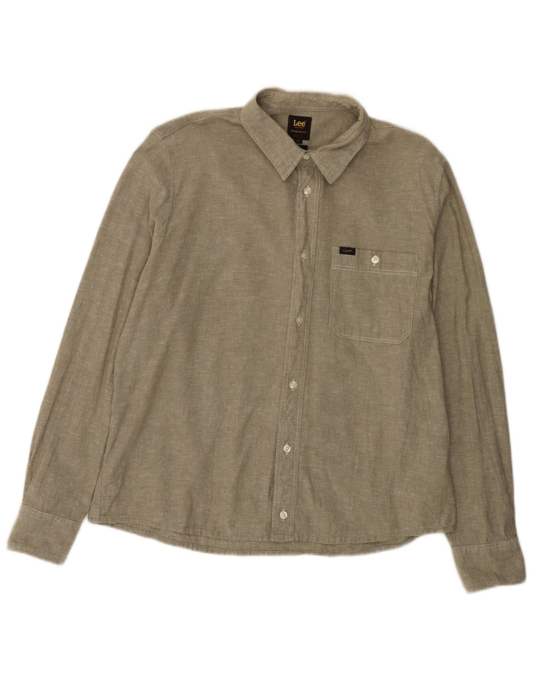 Koszula męska Lee o regularnym kroju XL, zielona, ​​bawełniana