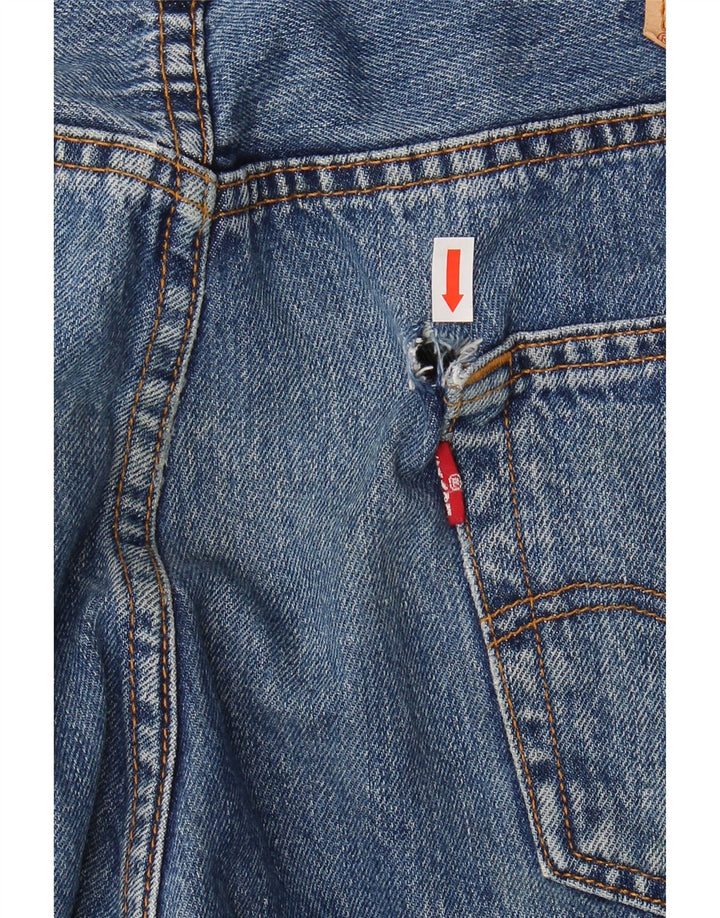 Męskie jeansy Levi's 501 Straight W36 L28 Niebieskie bawełniane