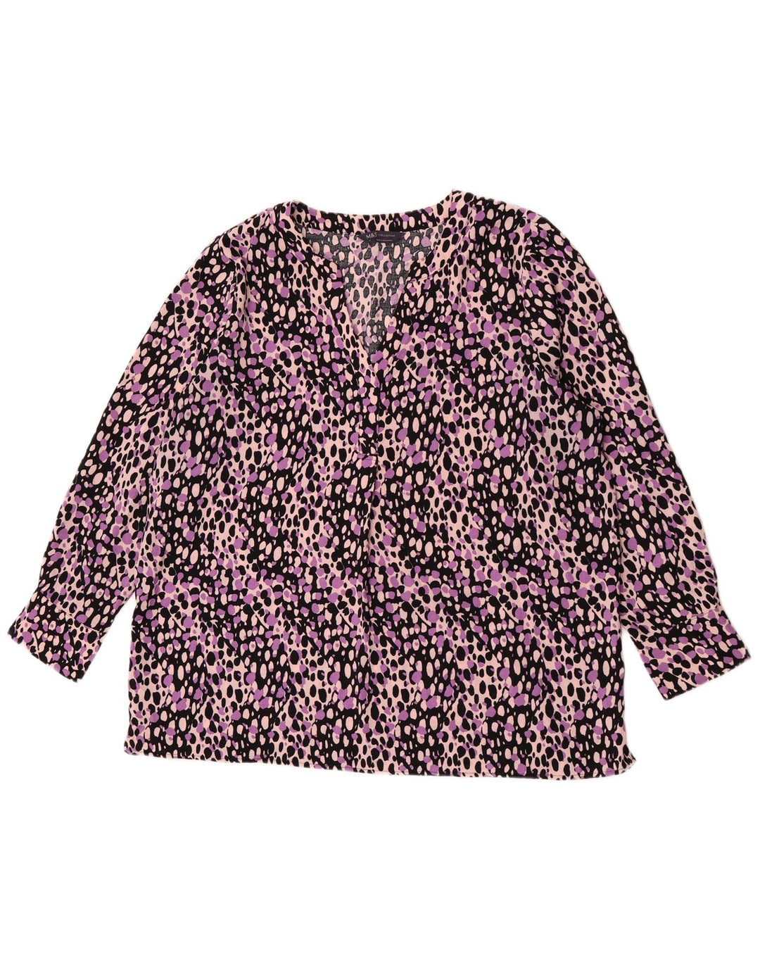Bluzka damska MARKS & SPENCER UK 18 XL Wielobarwny nadruk zwierzęcy