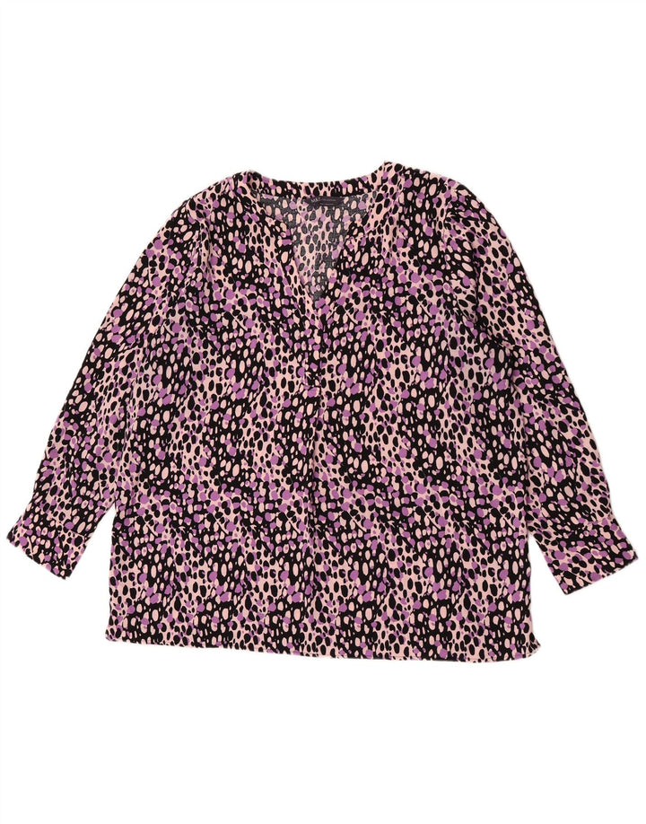 Bluzka damska MARKS & SPENCER UK 18 XL Wielobarwny nadruk zwierzęcy