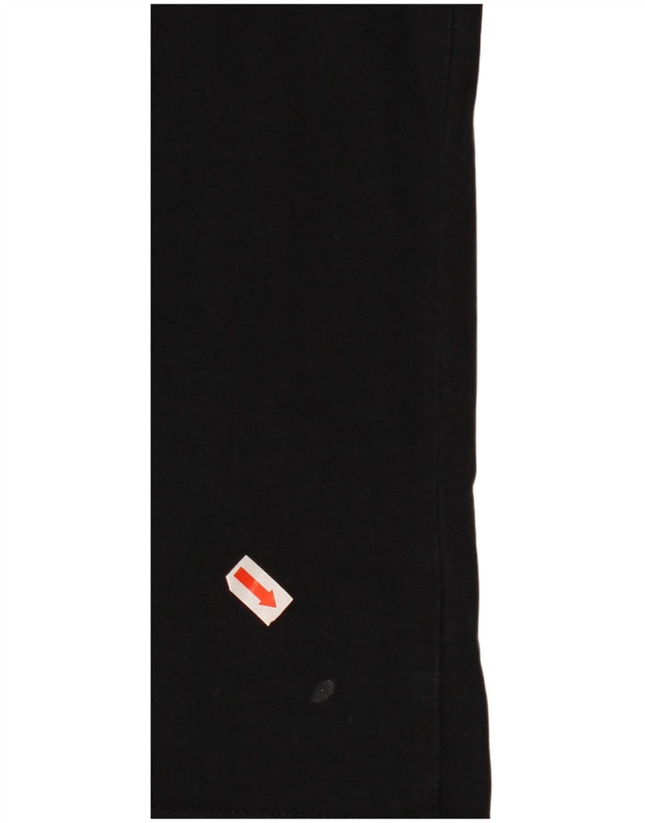 Damska koszulka z grafiką DIESEL Top UK 14, średnia czarna bawełna