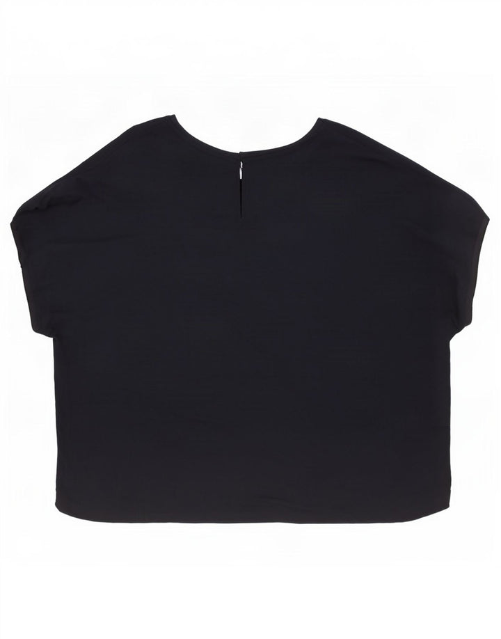 Marks & Spencer Damska bluzka oversize UK 20 2XL granatowa
