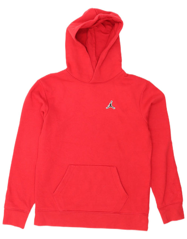 Chłopięcy sweter z kapturem Jordan 13-14 lat XL, czerwony, bawełniany