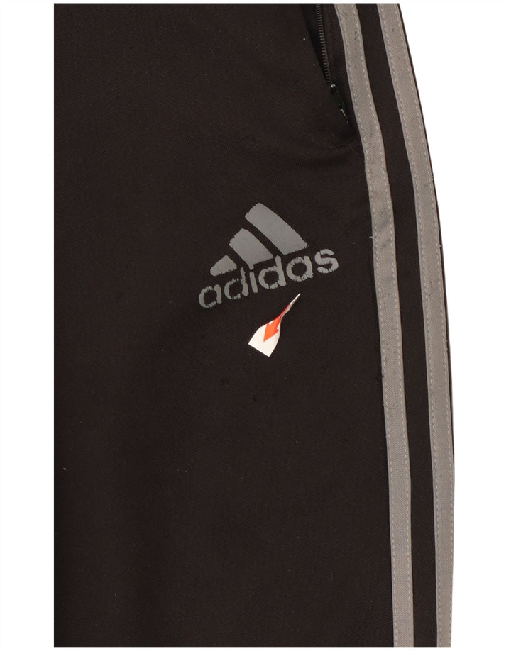 Męskie spodnie dresowe Adidas Climacool, małe, czarne, poliestrowe